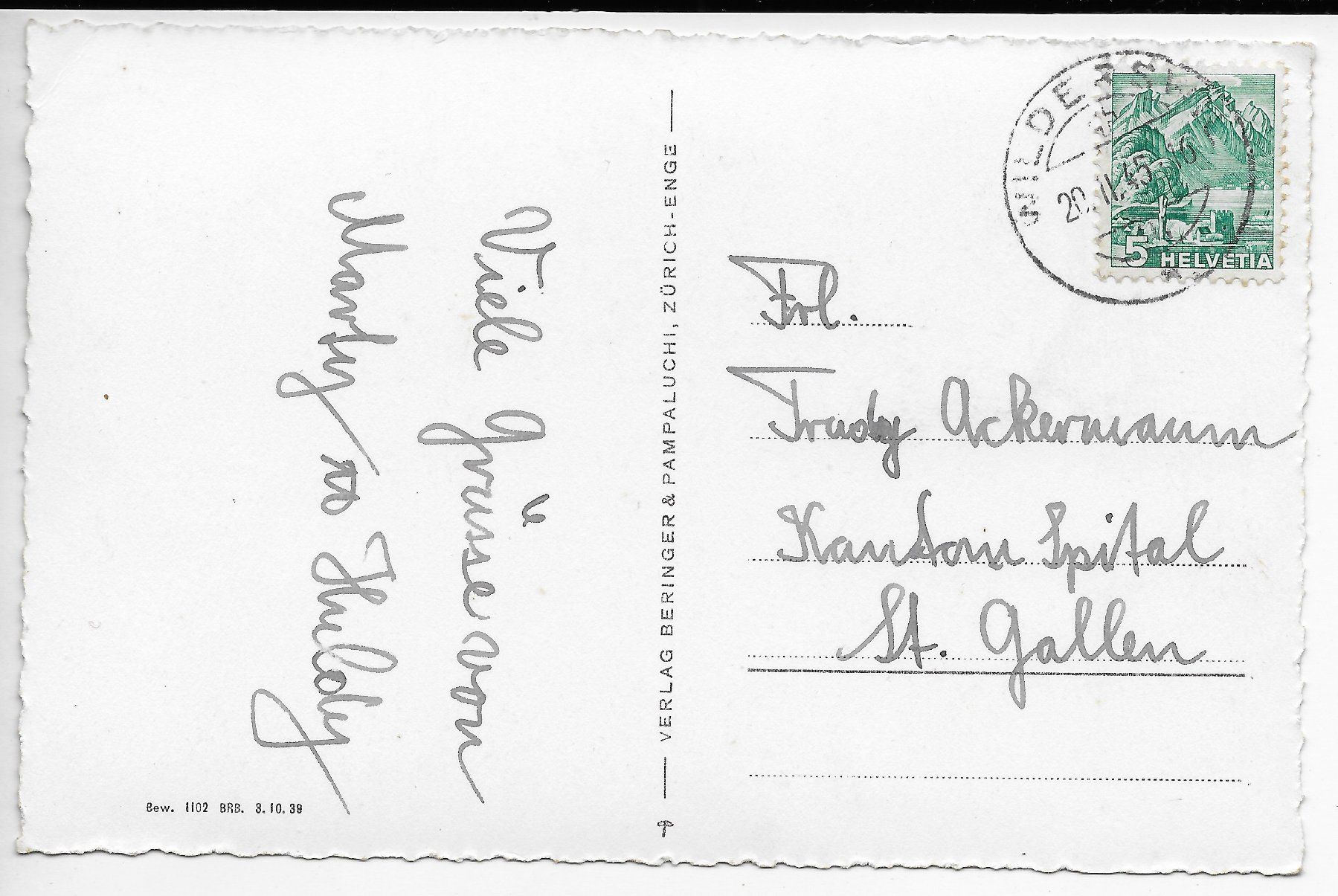 Cartoline postali: Ansicht von Wilderswil – Usato da Hefenhofen venduto da Richsalz 1