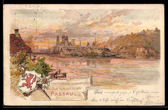Cancelleria postale: Litho Passau, 26. General-Versammlung de – Usato da Berlin venduto da bartko-reher
