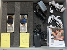 Nokia 2310 RM-189 2x Handys mit Zubeh?r guter Zustand