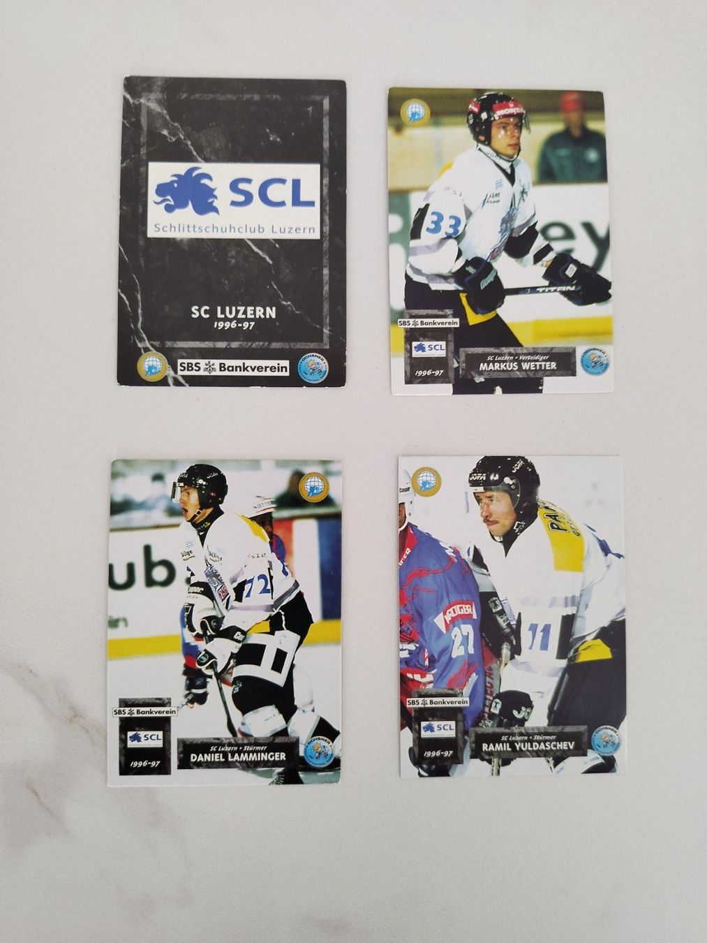 Carte collezionabili: Divers cartes SC Luzern 96-97 – Usato da Plagne venduto da gigi204
