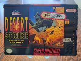 Desert Strike Super Nintendo NTSC in OVP