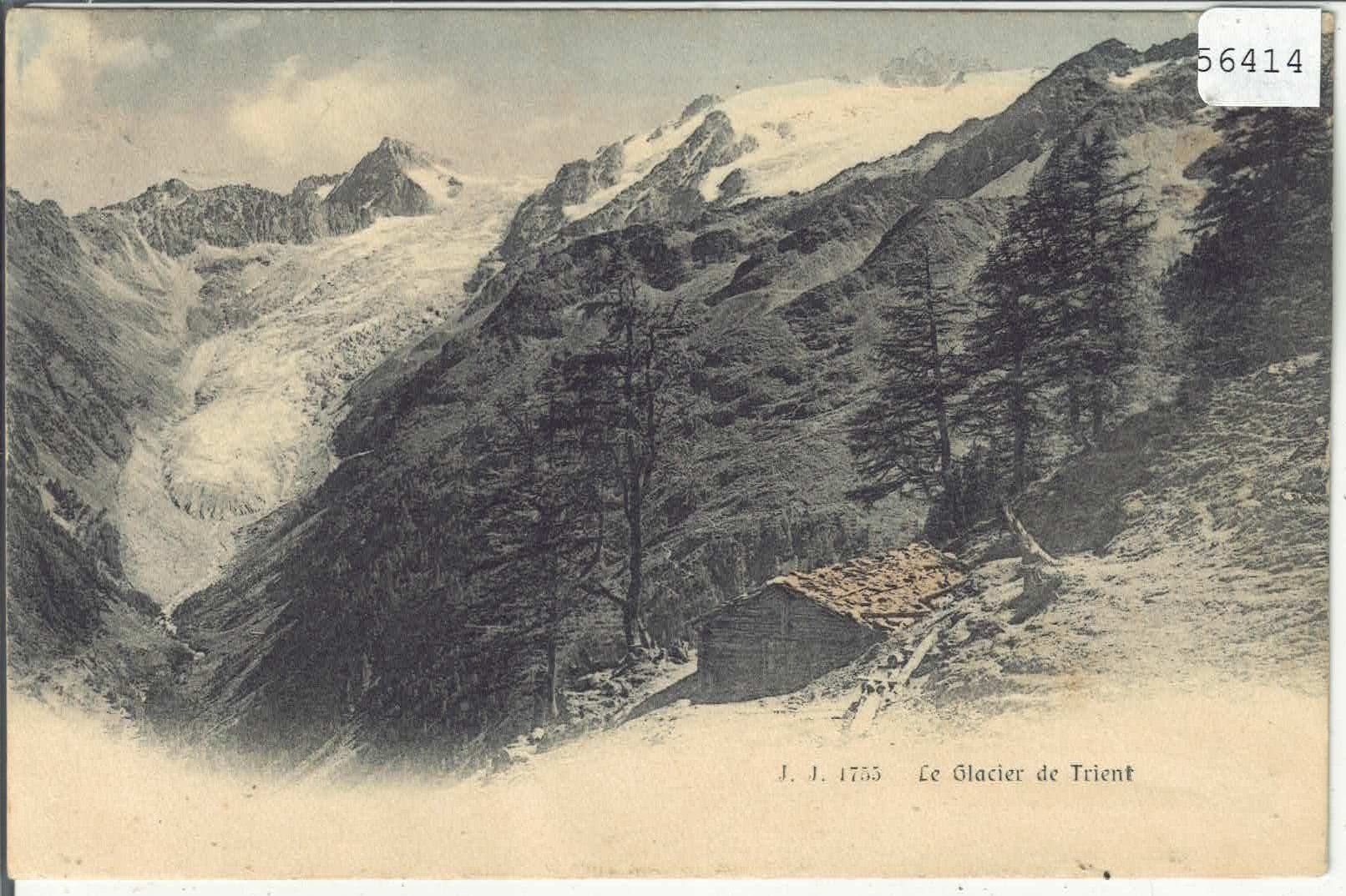 Ansichtskarten: Le Glacier de Trient - coloriert – Gebraucht aus Ettingen von Kartenplanet