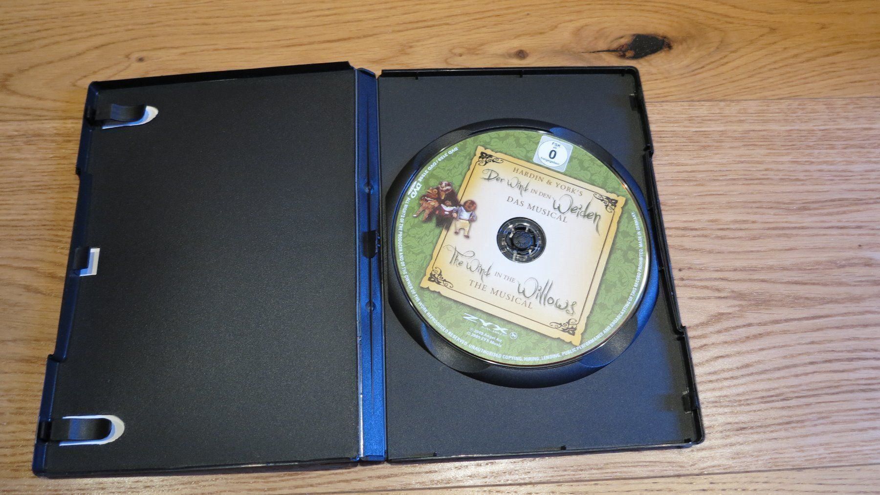 Tutti i DVDs: Der Wind in den Weiden - Das Musical – Usato da Bettmeralp venduto da stermei 2