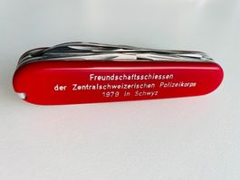 POLIZEI Sackmesser VICTORINOX Taschenmesser  SCHWYZ 1979