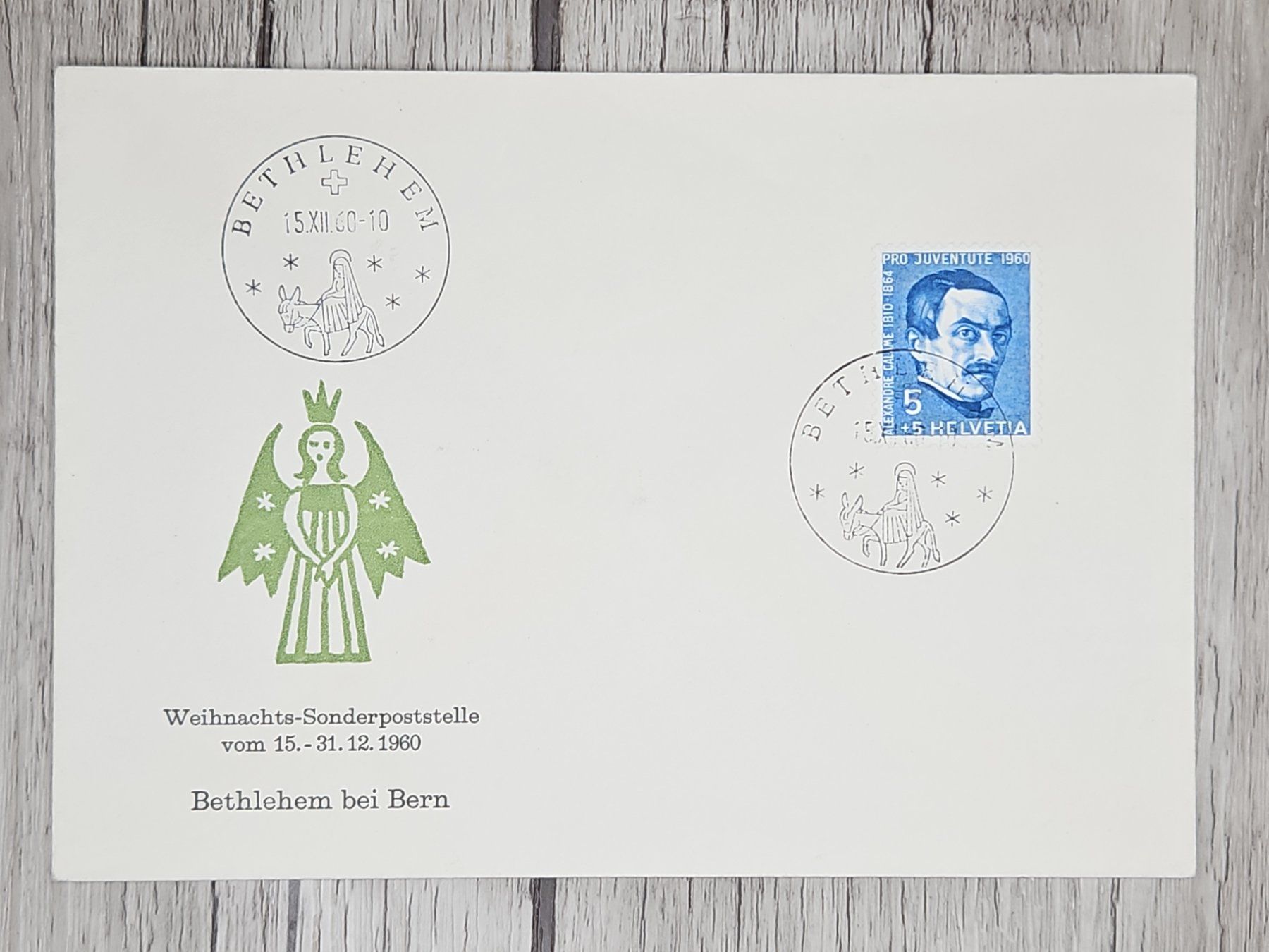 Tutti i francobolli: CL11 Enveloppe + Timbre Suisse 1960 – Usato da Cousset venduto da Patrick_Collections