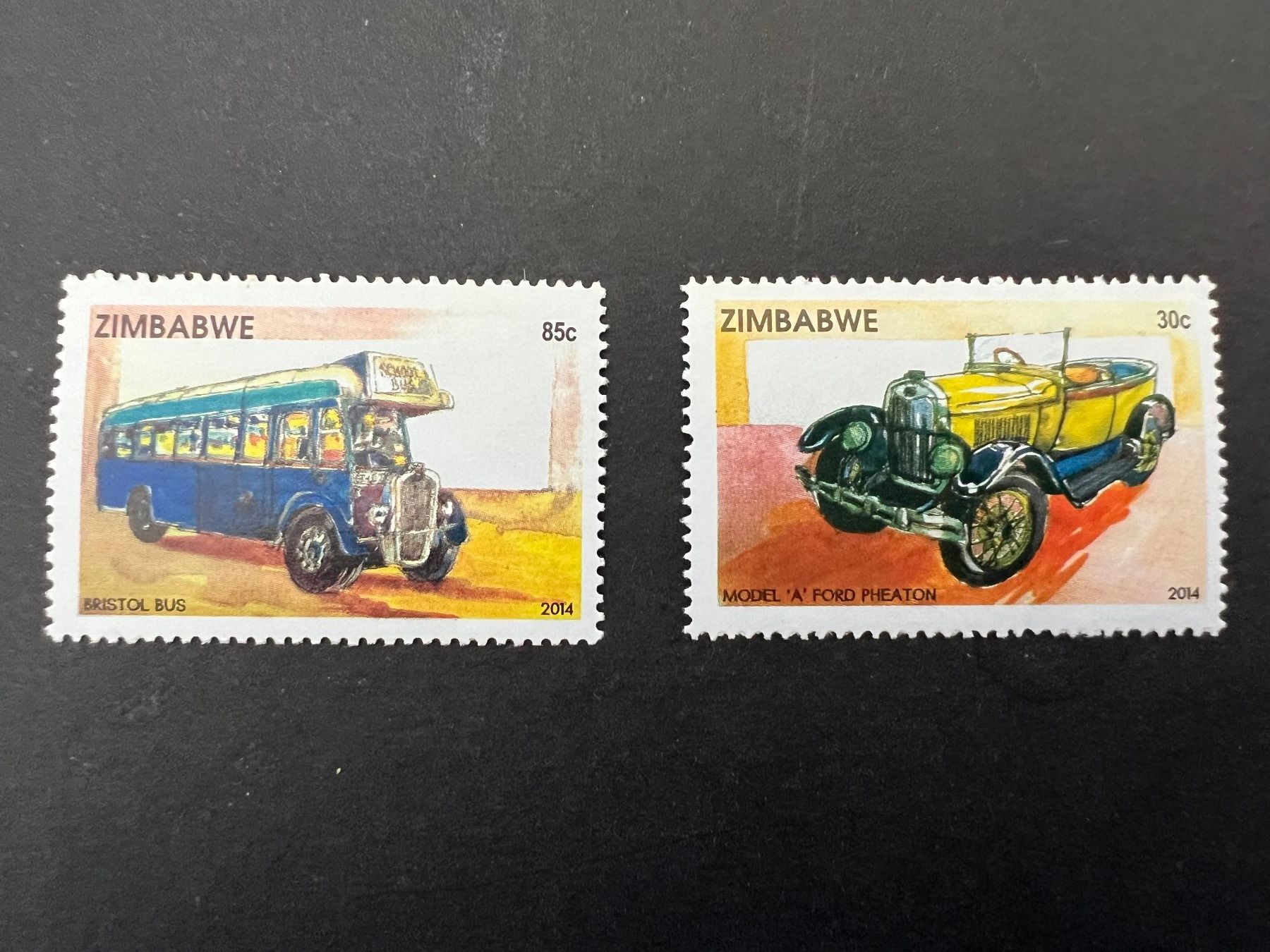 Alle Briefmarken: Zimbabwe Bahn  Marken 2014 **  Luxus   (B727) – Gebraucht aus Hinwil von Sidi4