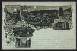 Mondschein-Lithographie Burgdorf, Metzge