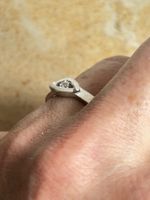 Silberring EYE mit Zirkonia Stein (51/52/54/55/56/58/59/)