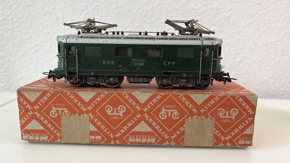 Châssis Moteur Marklin Locomotive RE800 / RE 800 – Modélisme Ferroviaire HO (1/87) Années 1950