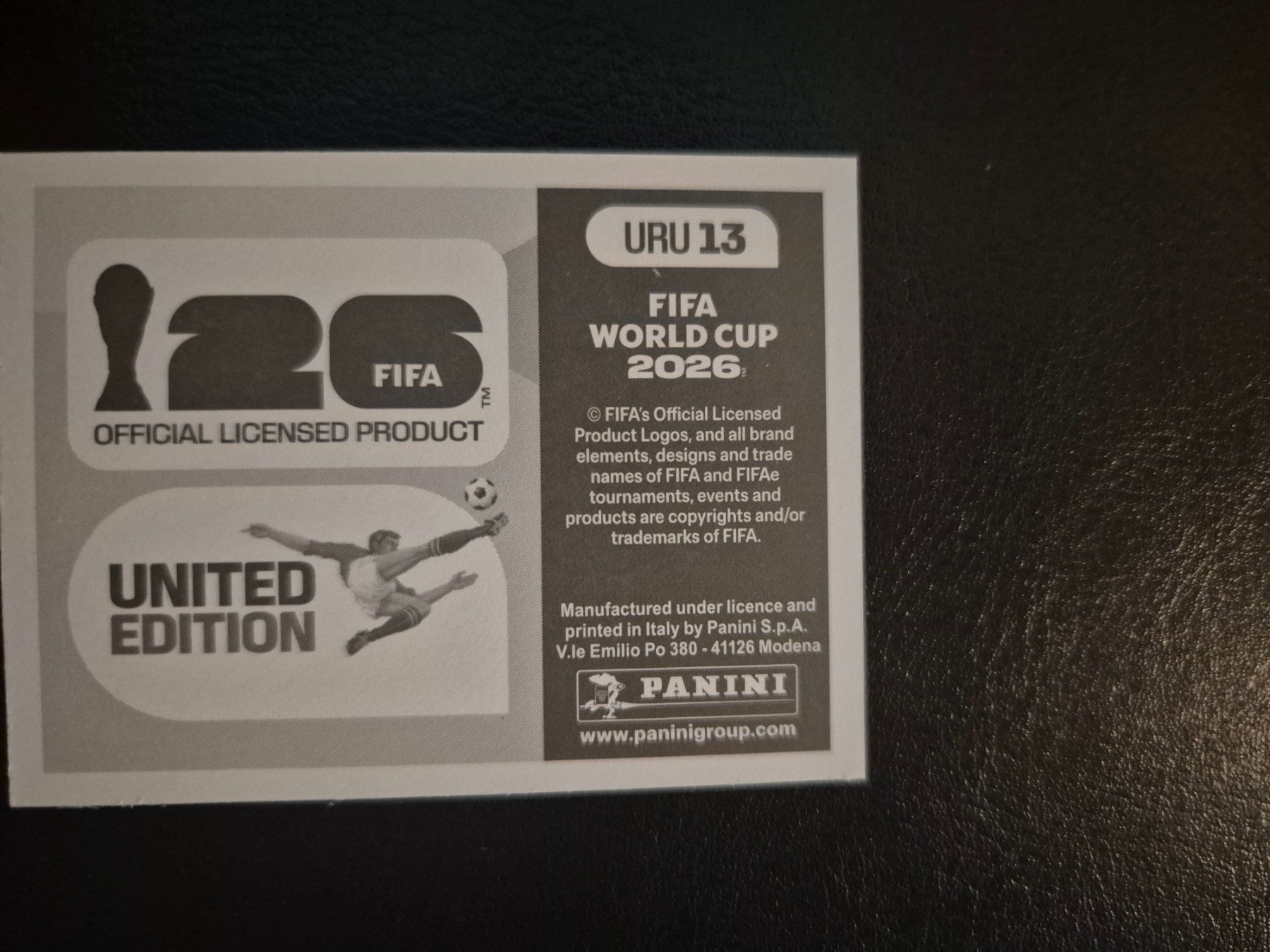 Panini Carte collezionabili: Panini WM 26 URU 13 – Nuovo (secondo la descrizione) da Rorschacherberg venduto da AJ3108 1
