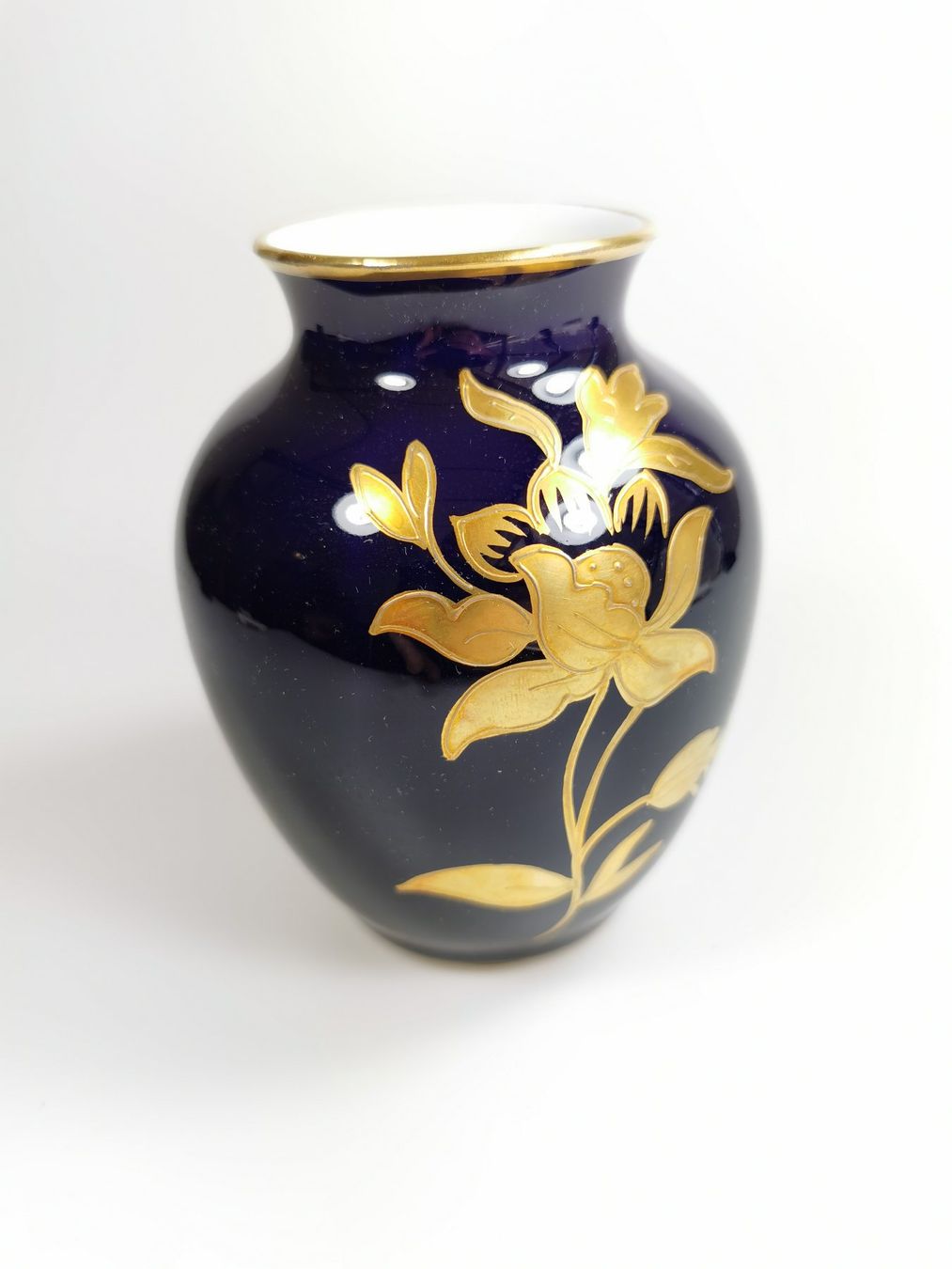 Vase & Récipients: Alte kleine Vase, echt Kobalt – D'occasion à Wynau par Zebrafurz