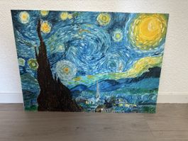 Bild Sternennacht Van Gogh guter Zustand (selbstgemacht)
