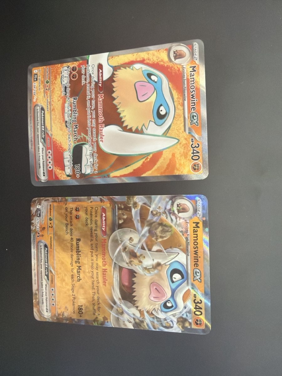 Pokémon Carte collezionabili: 2x Mamoswine EX – Nuovo (secondo la descrizione) da Turtmann venduto da pat_w58r