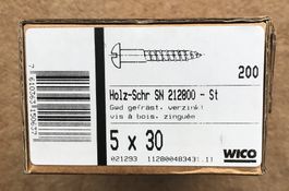 WICO SCHRAUBEN NEU UND ORIGINALVERPACKT