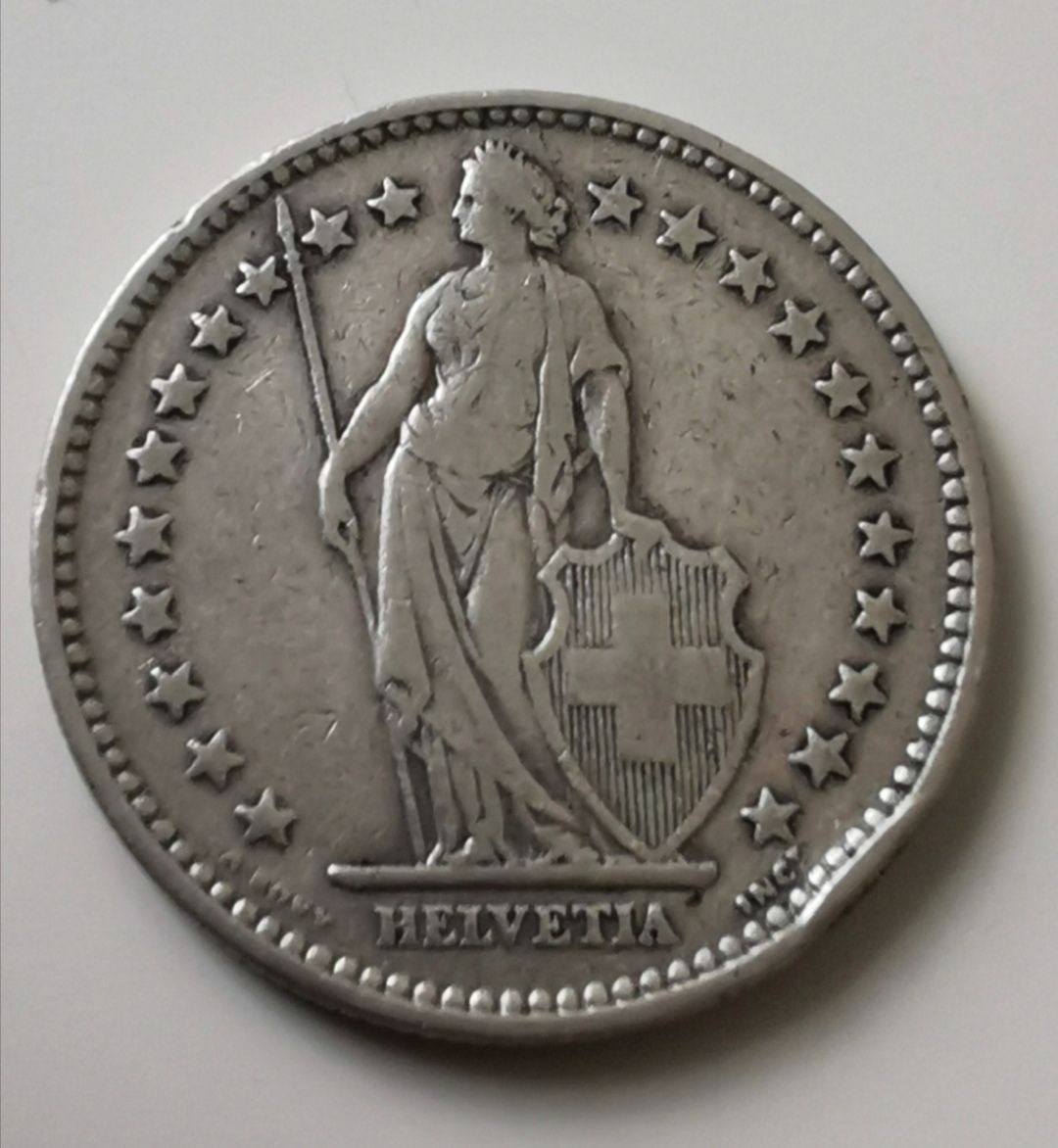 Tutti le monete: 2 Franken 1914 Silber – Usato da Zürich venduto da turbopuz 1