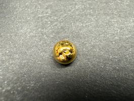 Gold, 99,99% Au, 0,5 g Schmelzperle