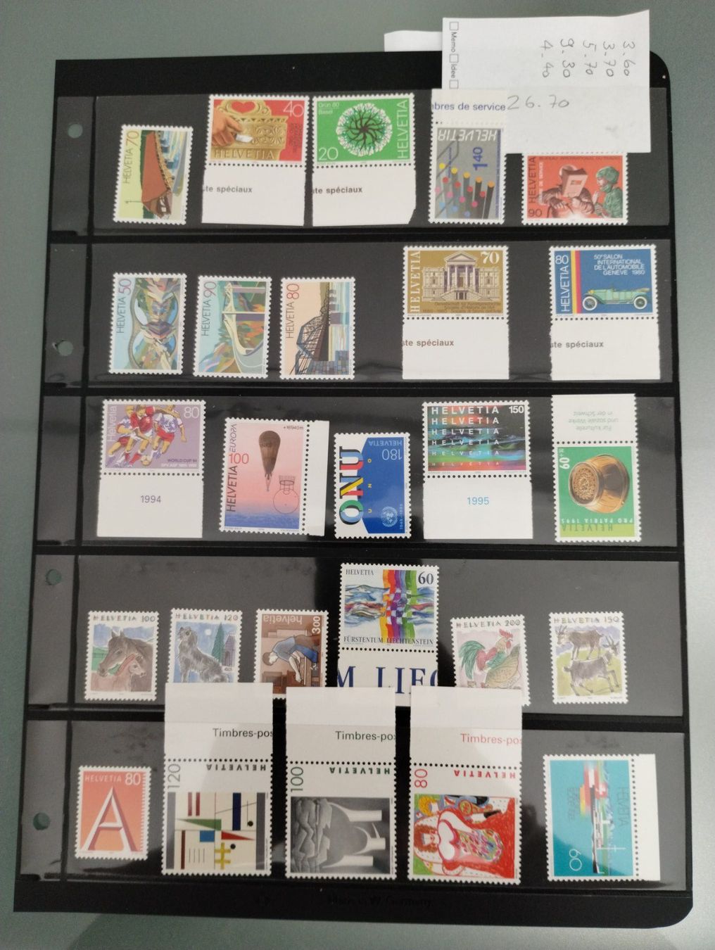 Tous les timbres: Frankaturware – Neuf avec emballage d'origine à Spiez par cemikaphi 2