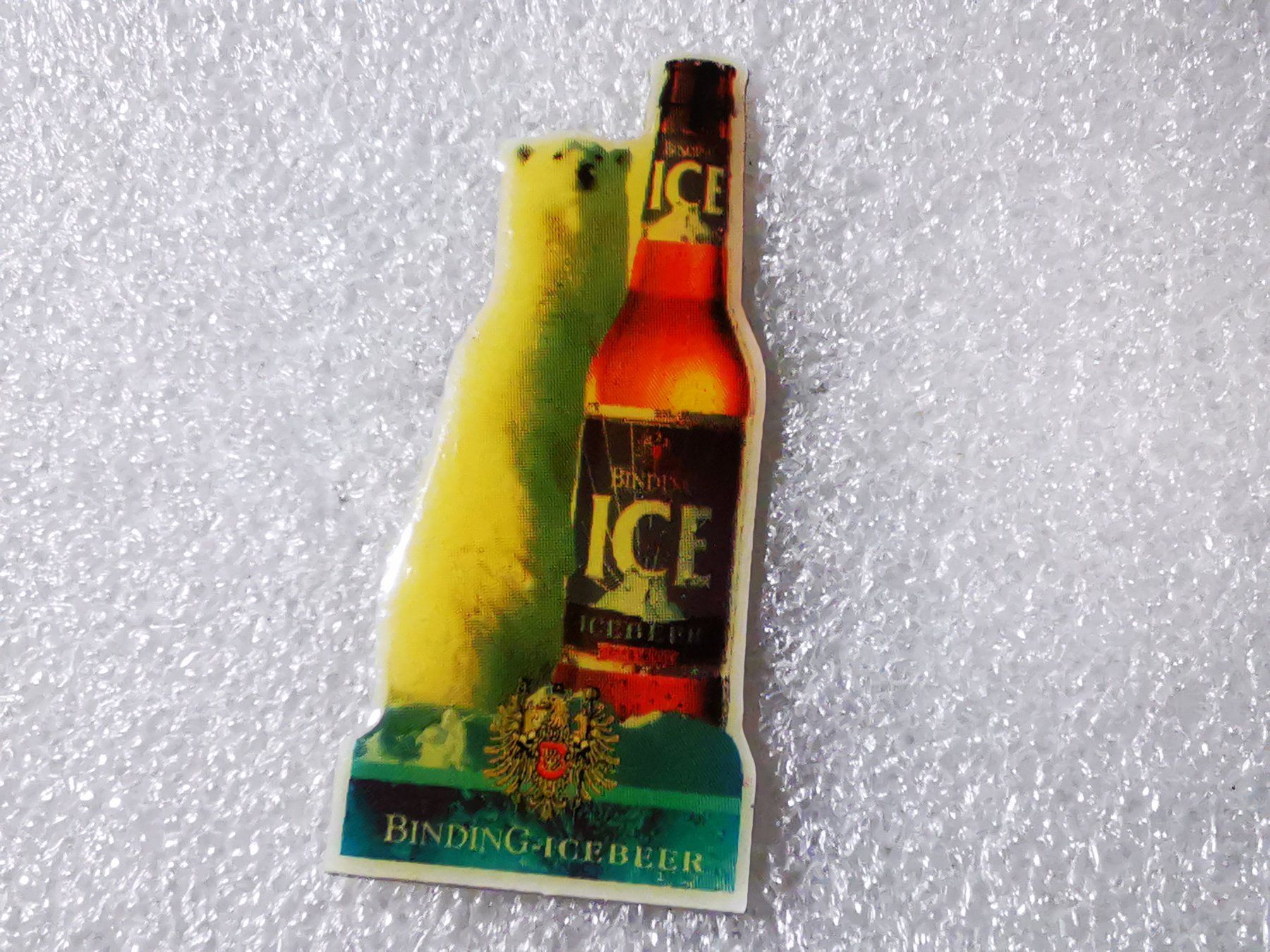 Placchette & Badge: Ansteckpin 164: Binding Ice Beer – Usato da Oppligen venduto da Pin-Fall-Shop