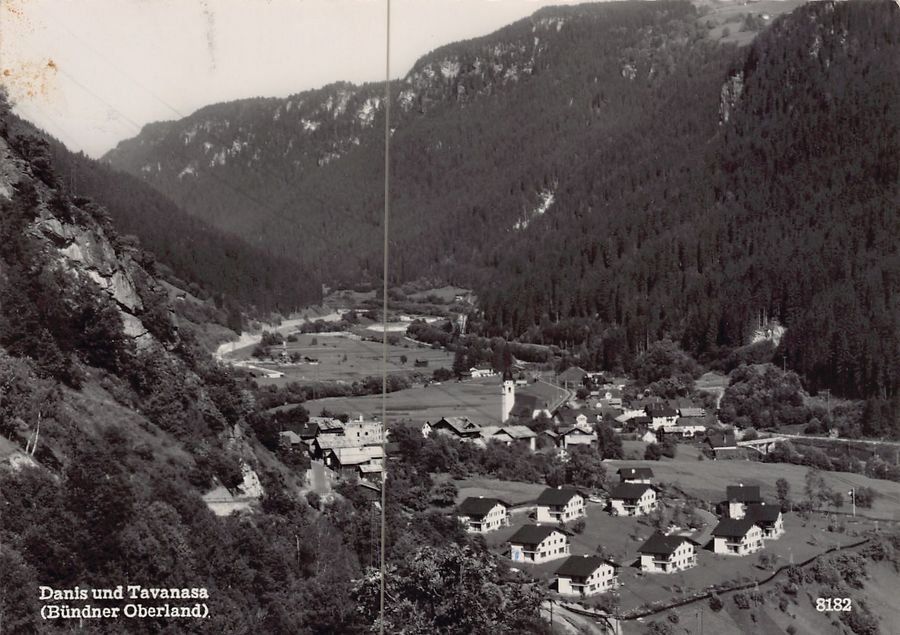 Ansichtskarten: Danis und Tavanasa, gelaufen 1970 – Gebraucht aus Frauenfeld von POML
