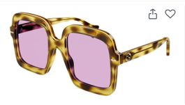Gucci XL Square Acetate Frame Sunglasses GG1241S-003