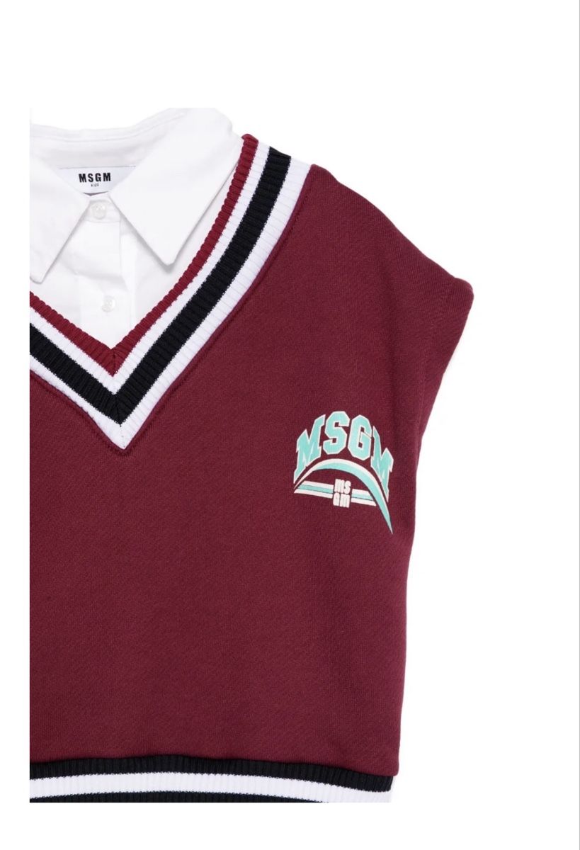 MSGM Blouses, T-shirts & Tops: MSGM Mädchenbluse mit Strickweste, Grösse 10 Jahre – Neuf (Voir description) à St. Gallen par yul_lfs7 6
