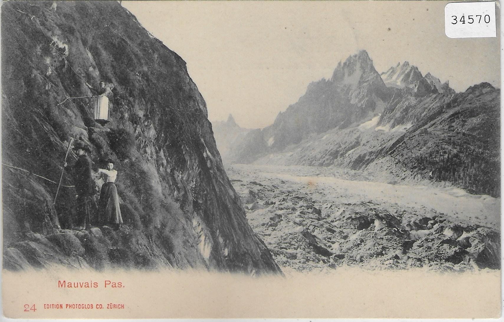 Cartoline postali: Mauvais Pas - Bergsteiger – Usato da Ettingen venduto da Kartenplanet