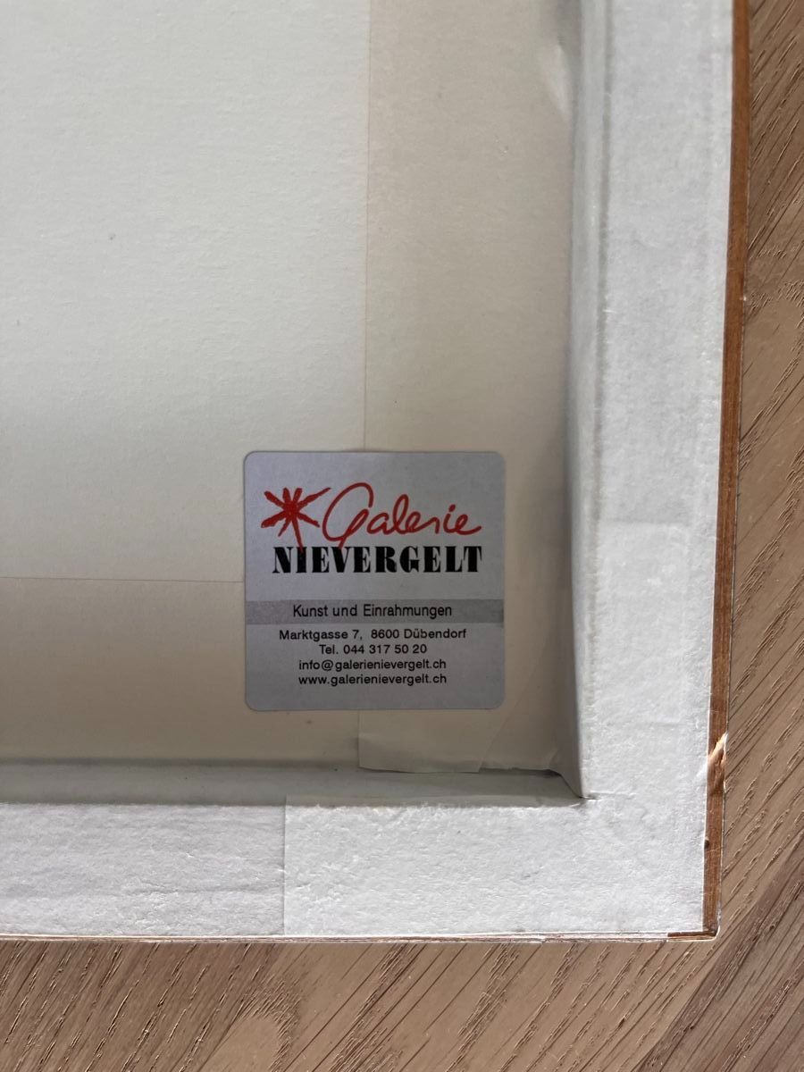 Poster & Bilder: Angebliche Lithographie Joan Miró – Gebraucht aus Zürich von Nat_Ascha 2