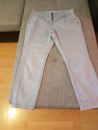 s.Oliver Chino Hose Damen – Hellgrau – Gr. 38