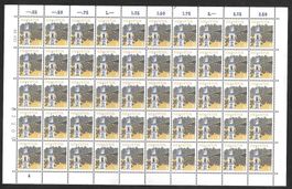 Nr. 523 Bogen Nr. 4 ** ohne Verdoppelung 30.8.1973