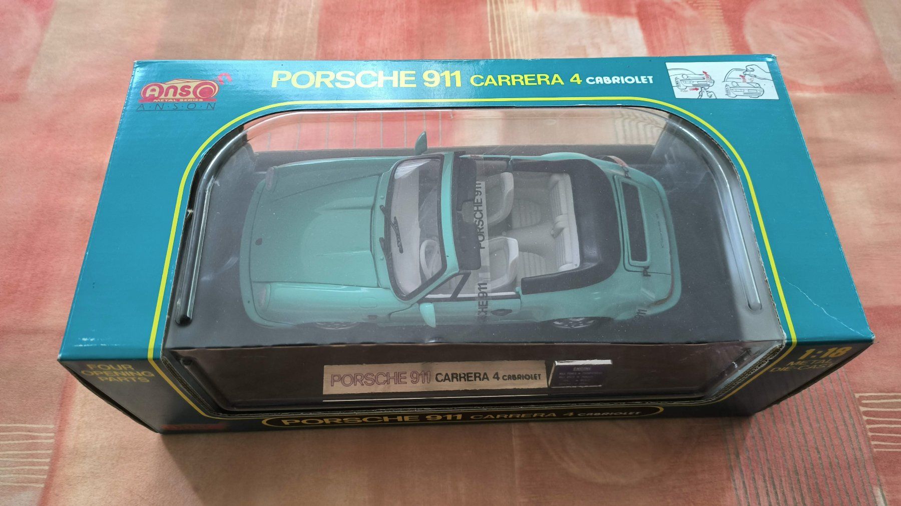 Anson Modellini d'auto: Modell 1:19 Anson Porsche 911 Carrera Cabriolet – Nuovo (secondo la descrizione) da Langnau am Albis venduto da tfpred 1