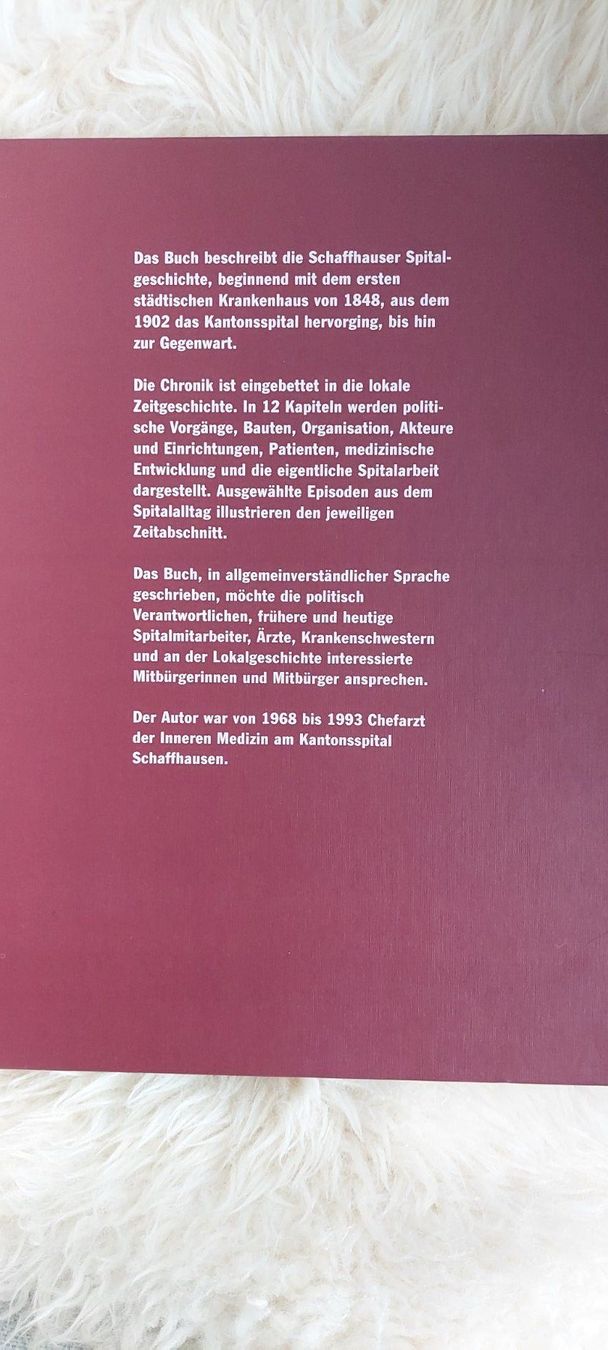 Libri: Buch Schaffhauser Spitalgeschichte – Nuovo (secondo la descrizione) da Schaffhausen venduto da Robuco_93 3