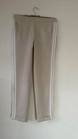 MANGO XS S / NP89CHF Beige Hose mit Streifen