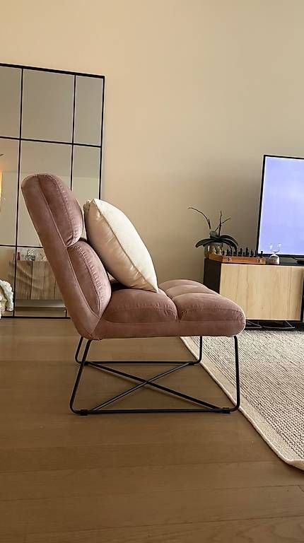 Sessel: ROSA SAMT-SESSEL – Gebraucht aus Zollikerberg von Kriton 1