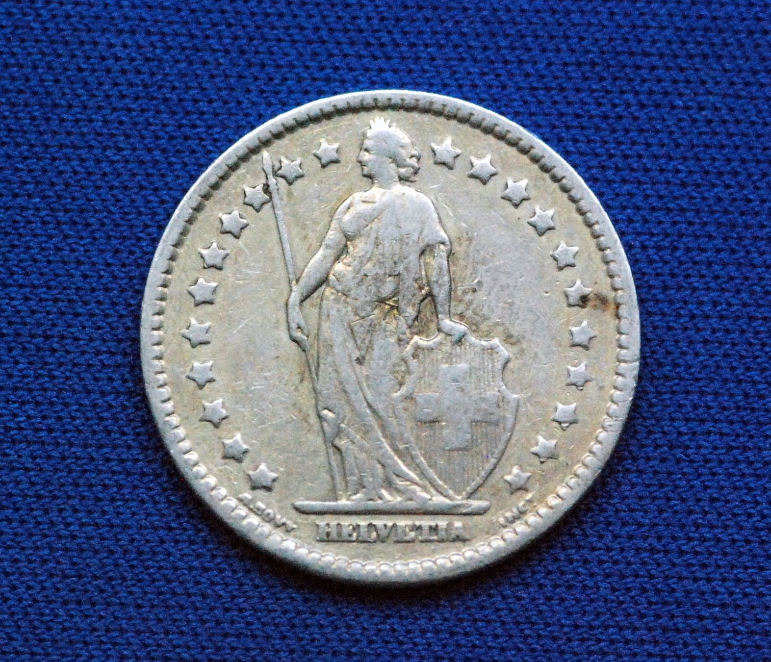 Tutti le monete: Silberner 1.- Jg. 1913 – Usato da Mühlethal venduto da sowato 3