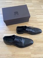 Herrenschuhe Navyboot schwarz Leder neuwertig