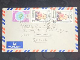 CL25 Enveloppe + Timbre New Hebrides 1977