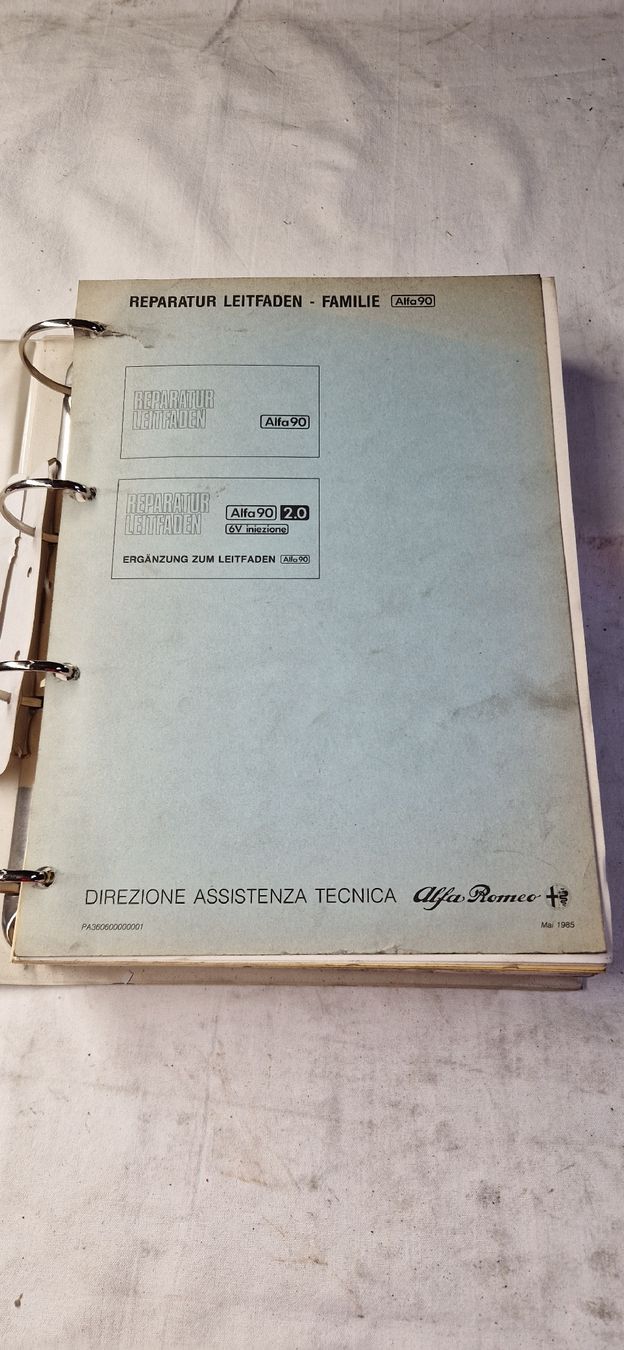 Alfa Romeo Accessori per altri veicoli: Alfa Romeo 90 Werkstatthandbuch – Usato da Enggistein venduto da Lehmannnn 1