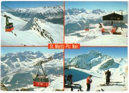 St. Moritz - 4 Bild AK Piz Nair