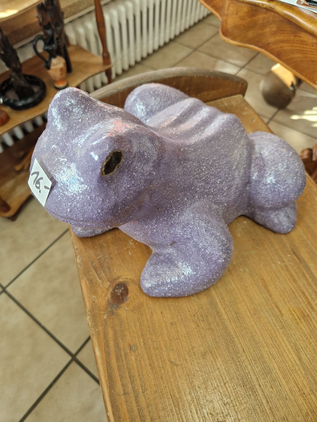 Figuren: Frosch Steingut Outdor  – Gebraucht aus Mörigen von Clio111 5
