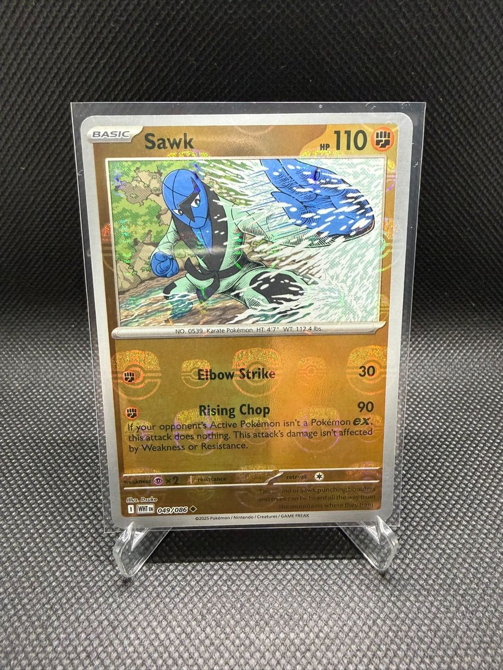 Pokémon Sammelbilder & Trading cards: Pokemon White Flare Sawk Masterball – Gebraucht aus Horn von Chilldone