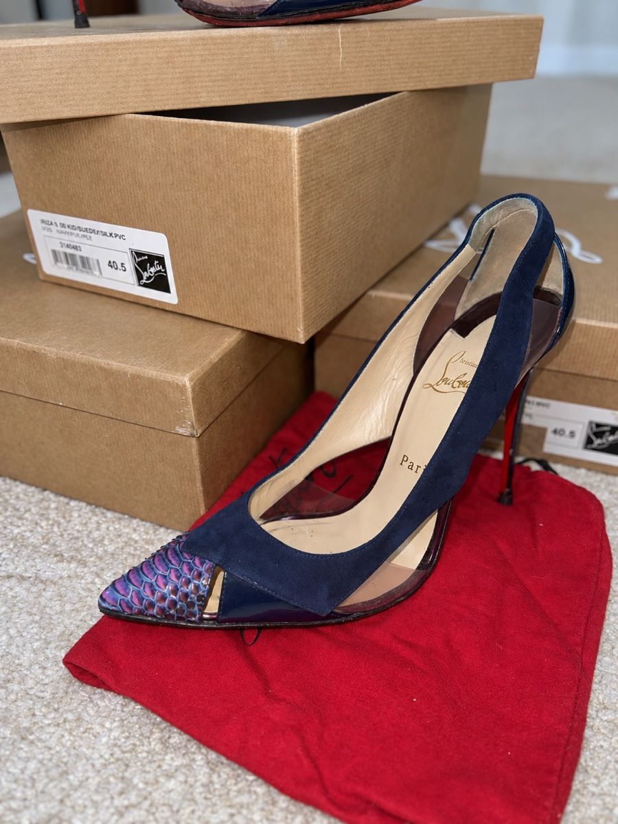 Christian Louboutin Scarpe da donna: Louboutin Silk PVC – Usato da Büsingen venduto da ias_v5kh 3