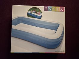 Intex Pool und Intex Pool Abdeckung rechteckig 305 x 183 cm