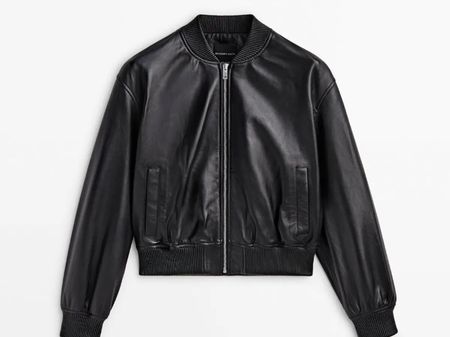 Massimo Dutti Leather jacket (rare)