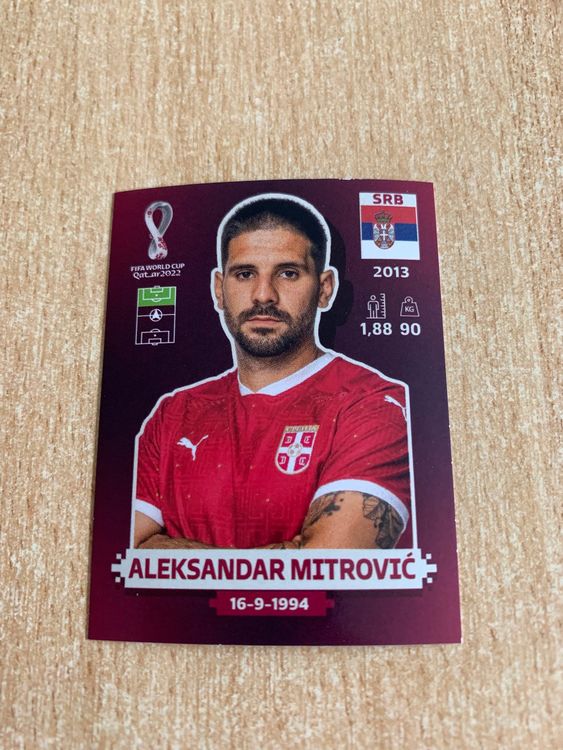 Panini WM 2022 Aleksandar Mitrovic SRB 18 | Kaufen Auf Ricardo