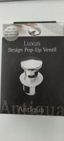 Antigua Design Lavabo-Ventil Pop-Up