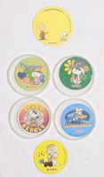 6x Snoopy - The Peanuts - Sammel Magnete und Post it