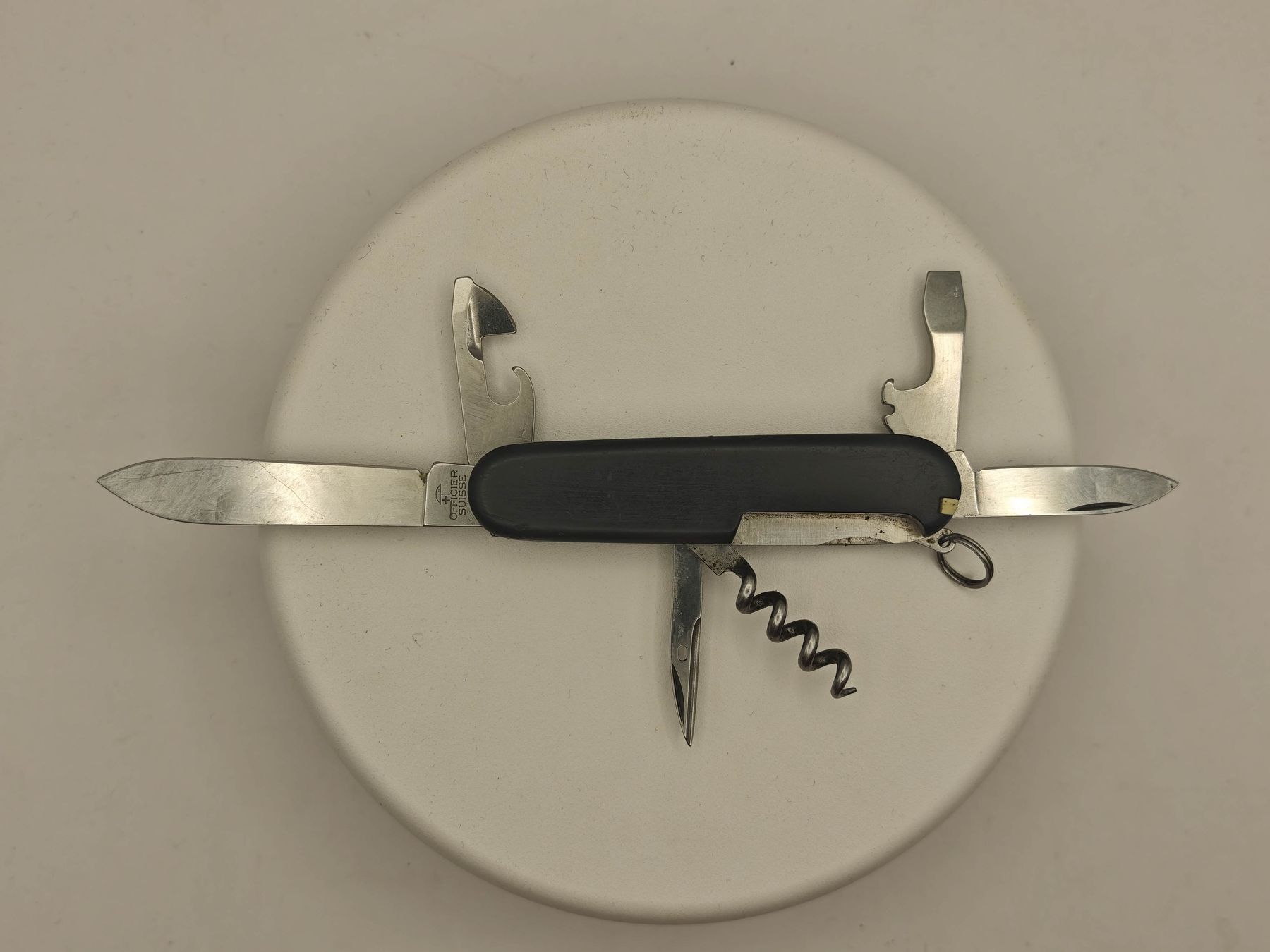 Victorinox Zubehör: Victorinox Offiziersmesser, schwarz  – Gebraucht aus Ottikon von Kolibri-81 3