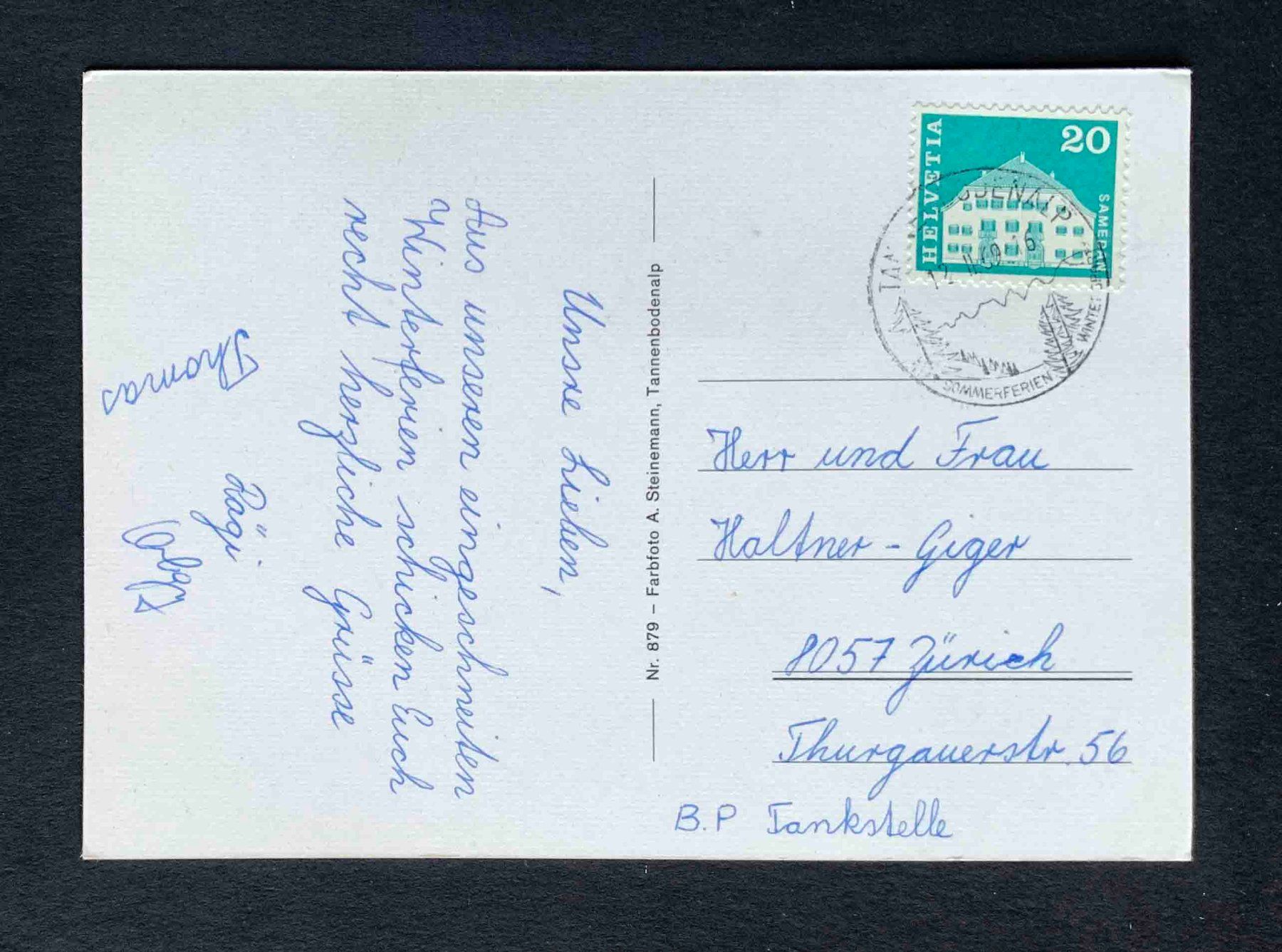 Cartes postales: AK IN DEN FLUMSERBERGEN – D'occasion à Goldau par artelier1 1