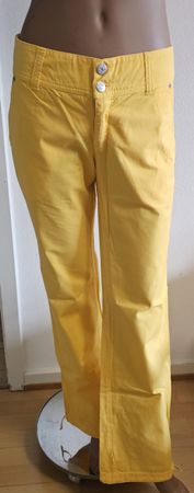 Sommerliche, gelbe Damen Hose von Tide, Grösse 29