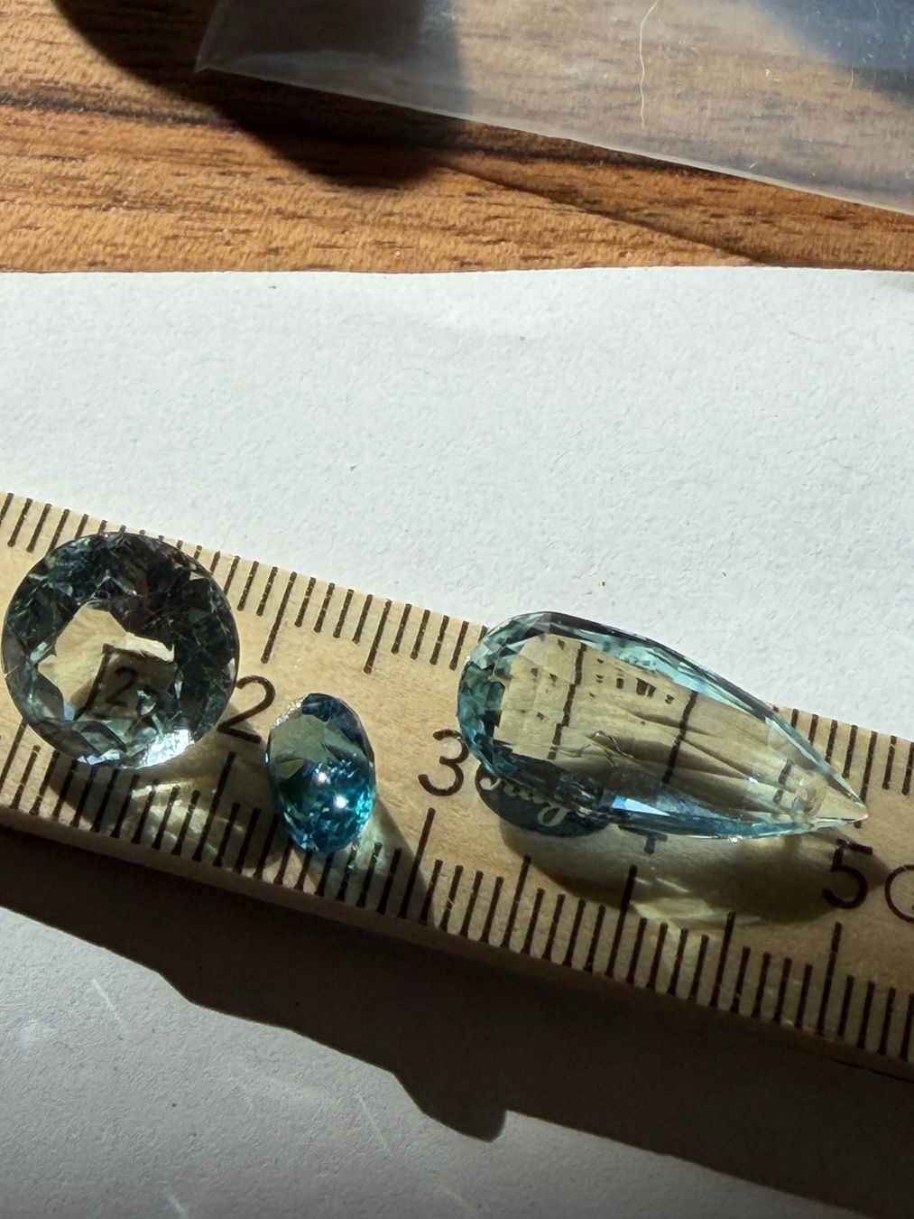 Edelsteine: 3-Schmucksteine / vermutlich Aquamarin – Gebraucht aus Bern von ewi21 2
